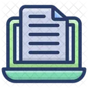 온라인 파일 온라인 문서 전자 문서 아이콘