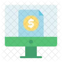 Online File File Coin Icon
