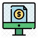 File Bank Coin Icon