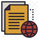Online File Transfer Icon