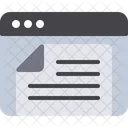 Web Document Article Icon