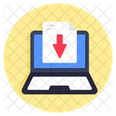 Online File Download Data Download Data Storage Icon