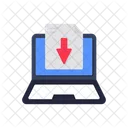 Online File Download Data Download Data Storage Icon