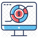 Online Finance Financial Analysis Financial Data Icon