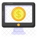 Online Business Online Finance Digital Business Icon