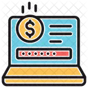 Online Finance Online Payment Online Money Icon