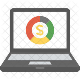 Online finance analysis Icon