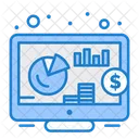 Online Financial Analysis  Icon
