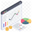 Accounting Analytics Financial Analytics Financial Data Icon