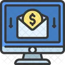 Online Financial Mail  Icon