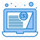 Online Financial Report Financial Finance Report Icon