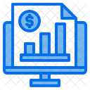 Graph Money Monitor Icon
