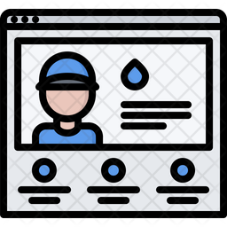 Online find plumber Icon