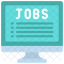 Online Finding Job Online Job Board Icon