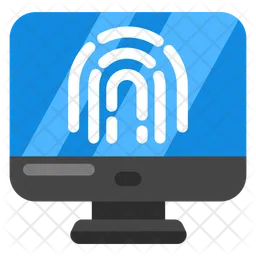 Online Fingerprint  Icon