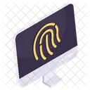 Online Fingerprint Online Thumbprint Online Biometric 아이콘