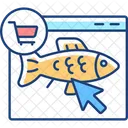 Online fish order  Icon