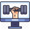 Online Fitness  Icon