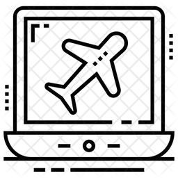 オンライン航空券予約  アイコン