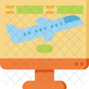Flight Booking Reservation Icon