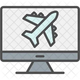 Online Flight Booking  Icon