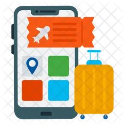 Online Flight Booking  Icon