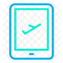 Registerkarte Buchung Flug Symbol