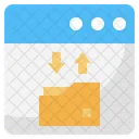 Online Folder Share Icon