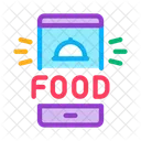 Food Delivery Phone Icon