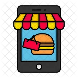 Online Food  Icon