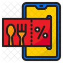 Online Food Offer  Icon