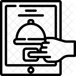 온라인 음식 주문  아이콘