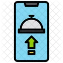 Online Food Order Food Delivery Smartphone Icon