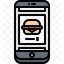 Phone Burger Shop Icon