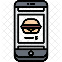 Online food ordering app  Icon