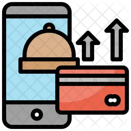 Online Food Payment  Icon