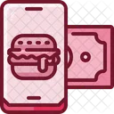 Online Food Payment  Icon