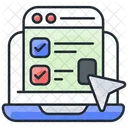Online form filling  Icon