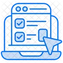 Online form filling  Icon