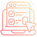 Online form filling  Icon
