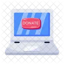 Online Donation Online Charity Donation Program Icon