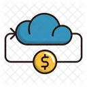 Online Geld Cloud Icon