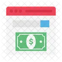 Browser Webseite Dollar Symbol