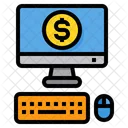 Computer Geld Geschaft Icon