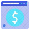 Online Geld Geld Website Symbol