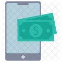 Online Geld Mobiles Geld Mobil Symbol