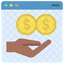 Online-Geld  Symbol