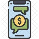 Online Geld senden  Symbol