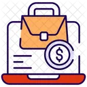 Online Geschaft Geschaft Online Symbol