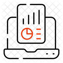 Online-Geschäftsdiagramm  Symbol